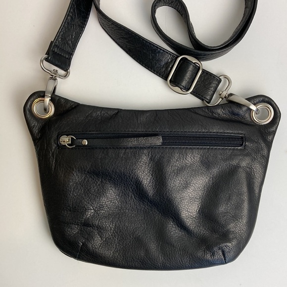 Osgoode Marley Logan Crossbody Bag Black Genuine Leather Classic Artisan - Picture 12 of 16